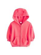 Next Sweatjakke  pink / hvid