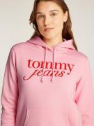 Tommy Jeans Sweatshirt 'ESS'  lyserød / grenadine