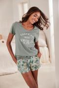 VIVANCE Pyjamas  beige / mint / jade / hvid