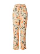 Hunkemöller Pyjamasbukser  grøn / orange / mørkeorange