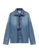 MANGO Bluse 'LANA'  blue denim