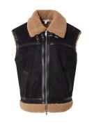 TOPSHOP Vest  camel / sort