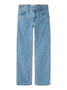 NAME IT Jeans 'NKFROSE'  blue denim / hvid