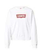 LEVI'S ® Sweatshirt 'HERITAGE'  carminrød / hvid