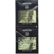 APIVITA Express Beauty Deep Cleansing Face Mask with Green Clay 2