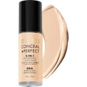 Milani Conceal & Perfect 2-in-1 foundation Porcelain