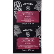APIVITA Express Beauty Line Smoothing Eye Mask with Grape 2X2 ml