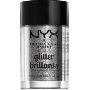 NYX PROFESSIONAL MAKEUP Face & Body Glitter Silver