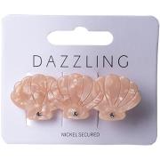 Dazzling Hår Barette Seashells Pink