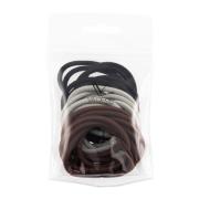 Avalea Hårelastikker Sort/Grå/Brun