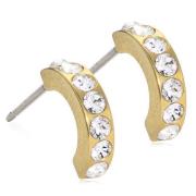 Blomdahl Pendant Brilliance Curved 10 mm Gold