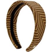 Hermine Hold Essential Collection Straw Headband Brown