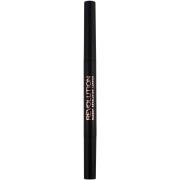 Makeup Revolution Duo Brow Pencil  Dark Brown