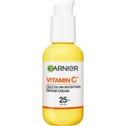 Garnier   Vitamin C* 2In1 Glow Boosting Serum Cream SPF25 For Dul