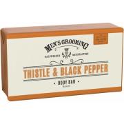 The Scottish Fine Soaps Thistle & Black Pepper Soap Bar  220 g