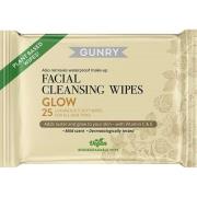 Gunry Facial Cleansing Wipes Glow 25 st