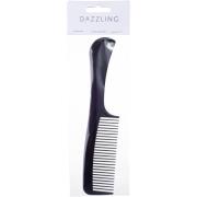 Dazzling Comb with Handle Black