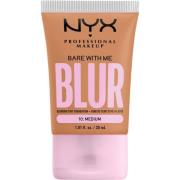 NYX PROFESSIONAL MAKEUP Bare With Me Blur Tint Foundation 10 Medi