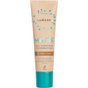 Lumene Matte Oil-Control Foundation SPF20 5 Deep Tan