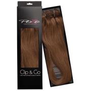 Poze Hairextensions Poze Clip&Go Löshår Äkta 6B Lovely Brown 7 de