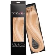 Poze Hairextensions Poze Clip&Go Löshår Äkta 12NA/10B Sunk Beige