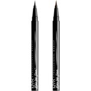 NYX PROFESSIONAL MAKEUP Epic Ink Liner Black Duo
