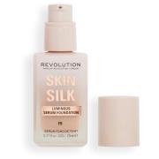 Revolution Beauty London Skin Silk Serum Foundation F9
