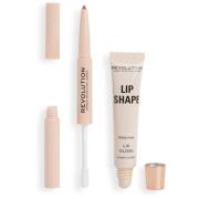 Revolution Beauty London Lip Shape Kit Rose Pink