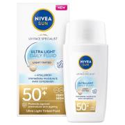 NIVEA SUN UV Face Daily Fluid Light Tinted SPF 50+ 40 ml