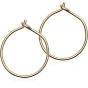 Blomdahl Golden Titanium Ear Ring 14 mm