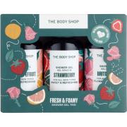 The Body Shop Fresh & Foamy Shower Gel Trio