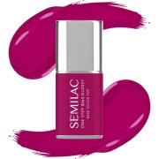 SEMILAC UV Gel Polish One Step 3in1 Glossy S595 Bright Purple