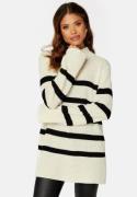 BUBBLEROOM Remy Striped Sweater White / Striped 2XL