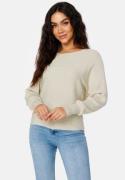 ONLY Adaline Life L/S Short Pullover Knit Pumice Stone S