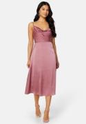 Bubbleroom Occasion Marion Waterfall Midi dress Old rose 34