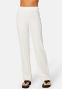 BUBBLEROOM Nora fine knitted trousers Cream XS