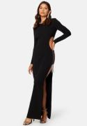 Bubbleroom Occasion Super cut out  Bejewelled Gown Black 3XL