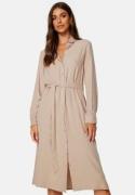 BUBBLEROOM Bella shirt dress Light beige 36