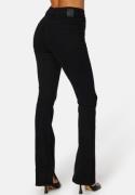 Pieces Peggy HW Flared Slit Jeans Black XS
