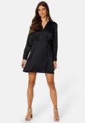 BUBBLEROOM Destinee wrap dress Black 38