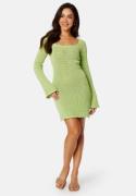 BUBBLEROOM Wren crochet dress Green M