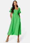 FOREVER NEW Dream Ruched Bodice Midi Dress Chlorophyll 34