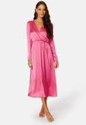 Bubbleroom Occasion Rae Satin Dress Pink S