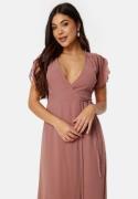 Bubbleroom Occasion Grienne Wrap Gown Old rose M