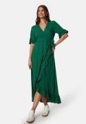 Happy Holly Emmie Viscose Maxi Dress Emerald green 32/34