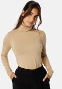 GANT Slim LS Turtleneck 248 Dark Khaki XS