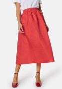 VILA Vimabelle HW Midi Volume Skirt Poppy Red 38