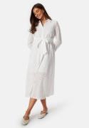 BUBBLEROOM Michele Broderie Anglaise Dress White 40