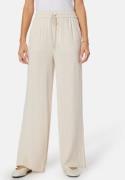 SELECTED FEMME Sflviva-Gulia HW  Linen Pant Sandshell 38