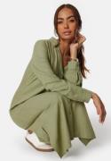 Happy Holly Linen Shirt Dress Khaki green 44/46